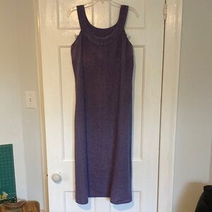 Flax Purple Midi Dress